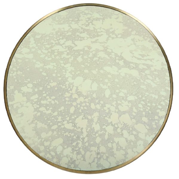 SPECCHIO METALLO INOSSIDABILE TONDO D.60 CM OTTONE SPECCHIO METALLO INOSSIDABILE TONDO D.60 CM OTTONE