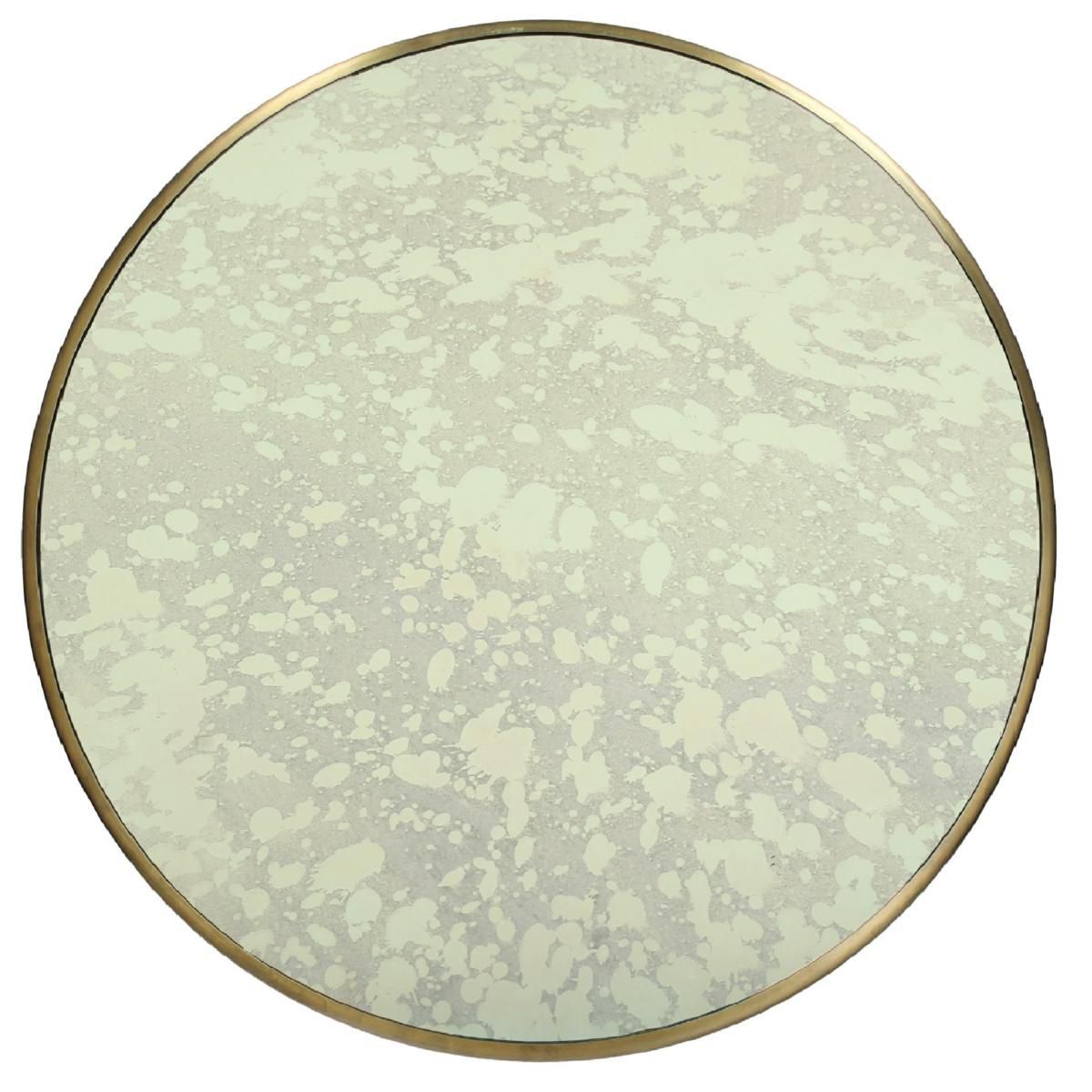 SPECCHIO METALLO INOSSIDABILE TONDO D.60 CM OTTONE SPECCHIO METALLO INOSSIDABILE TONDO D.60 CM OTTONE