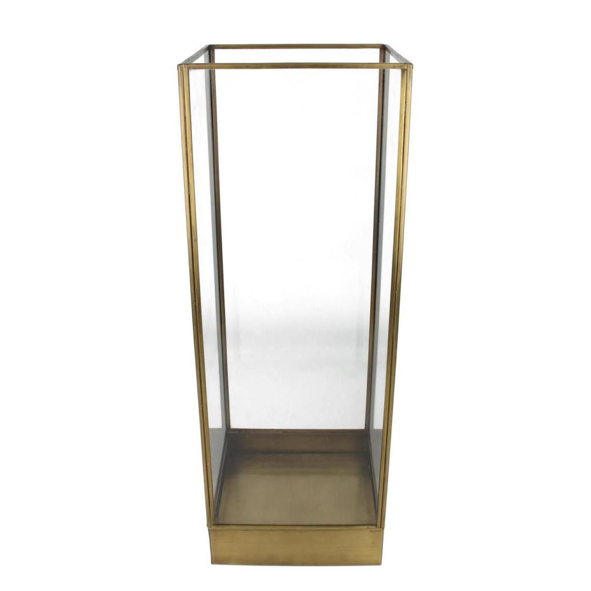 LANTERNA METALLO 18X18 CM H.50 CM ORO LANTERNA METALLO 18X18 CM H.50 CM ORO