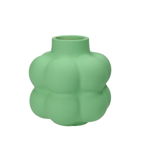 VASO CERAMICA BOLLE 12X11 CM H.13 CM -DOLOMITE- VERDE MENTA VASO CERAMICA BOLLE 12X11 CM H.13 CM -DOLOMITE- VERDE MENTA