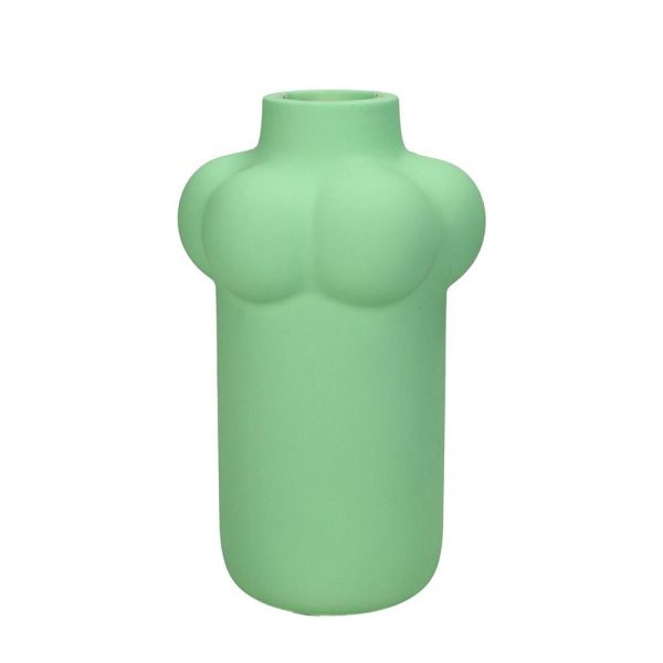 VASO CERAMICA BOLLE 11X10 CM H.19 CM -DOLOMITE- VERDE MENTA VASO CERAMICA BOLLE 11X10 CM H.19 CM -DOLOMITE- VERDE MENTA