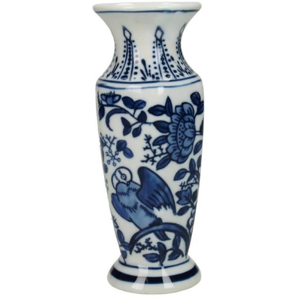 VASO PORCELLANA D.7 CM H.15,5 CM BLU/BIANCO VASO PORCELLANA D.7 CM H.15,5 CM BLU/BIANCO