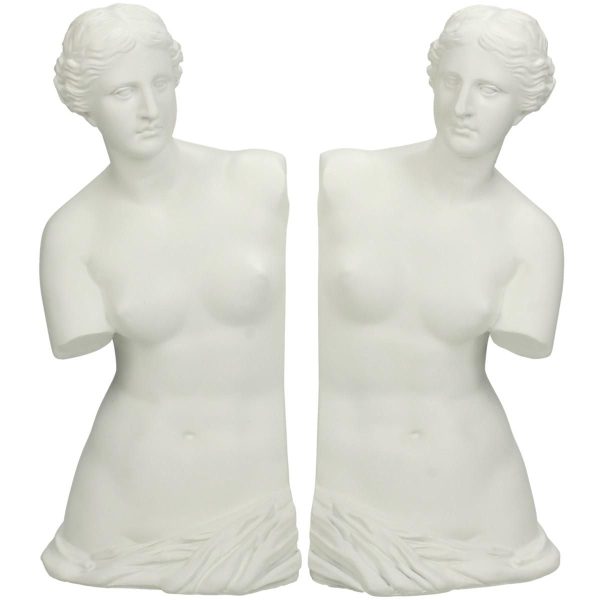 SET 2 FERMA LIBRI POLIRESINA -VENUS- 23,4X12,5 H.26,3 CM BIANCO SET 2 FERMA LIBRI POLIRESINA -VENUS- 23,4X12,5 H.26,3 CM BIANCO