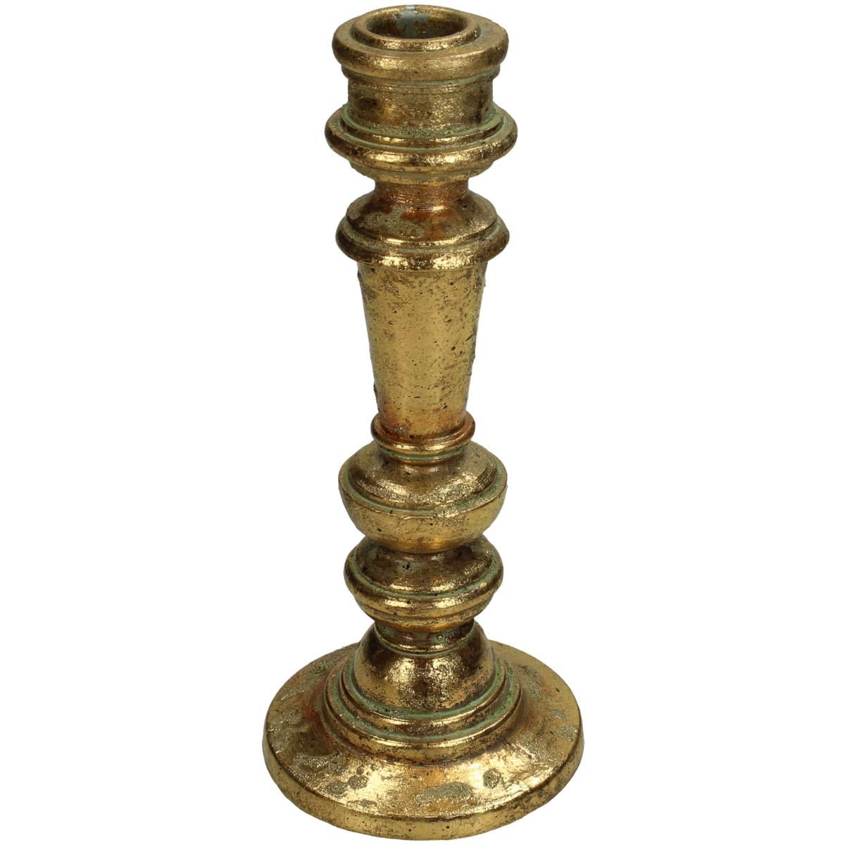 CANDELIERE POLIRESINA D.8,5 CM H.20 CM ORO CANDELIERE POLIRESINA D.8,5 CM H.20 CM ORO