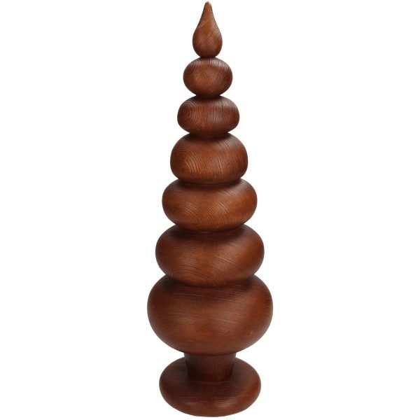 ORNAMENTO POLIRESINA -ALBERO- D.15 CM H.44 CM MARRONE ORNAMENTO POLIRESINA -ALBERO- D.15 CM H.44 CM MARRONE