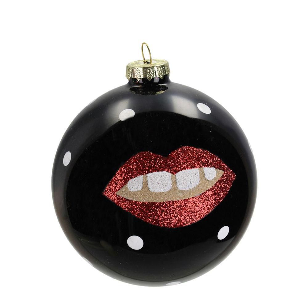 SFERA VETRO -LIPS- MM.100 NERO