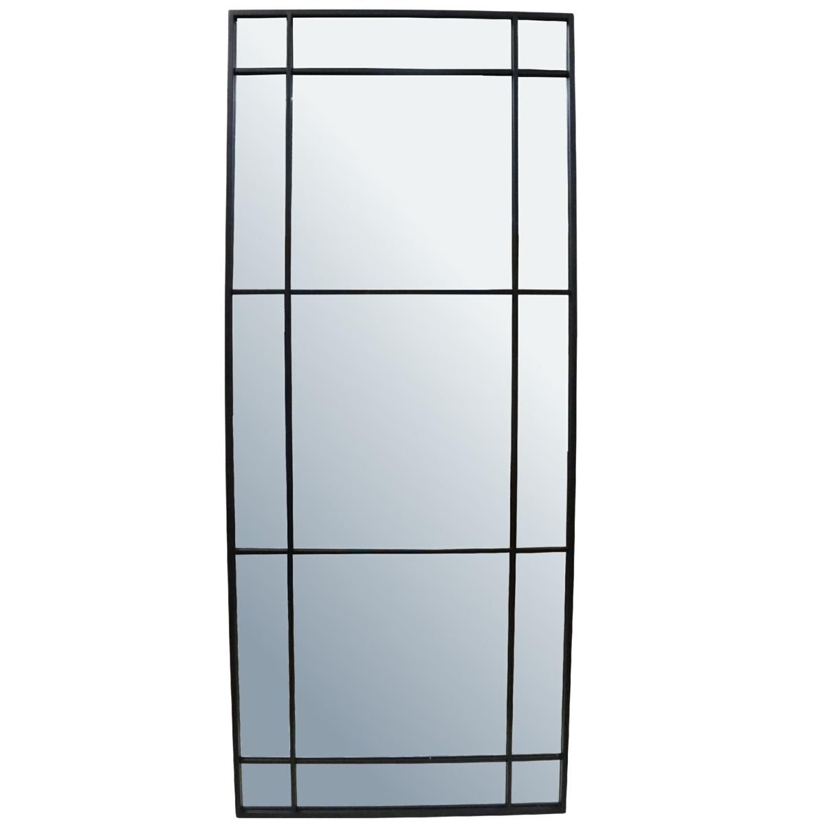 SPECCHIO METALLO 77X3 CM H.183 NERO