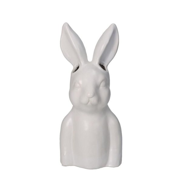 CONIGLIO VASO CERAMICA D.9 CM H.21,5 CM BIANCO CONIGLIO VASO CERAMICA D.9 CM H.21,5 CM BIANCO