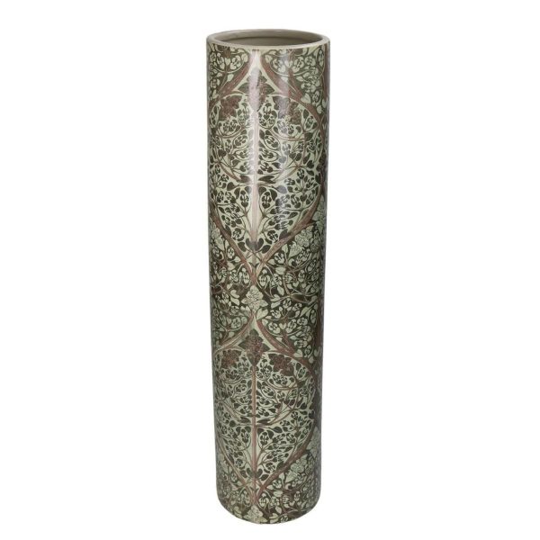 VASO CERAMICA D.12,3 CMH.54,3 CM BURGUNDY VASO CERAMICA D.12,3 CMH.54,3 CM BURGUNDY