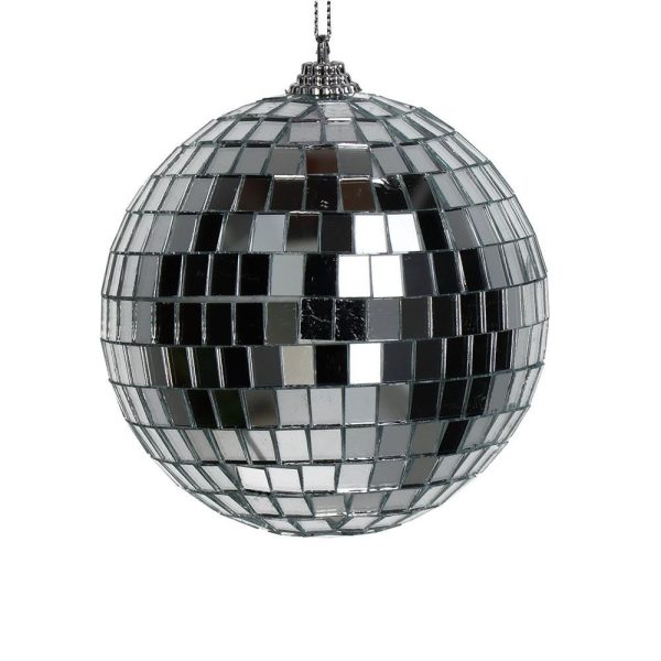 SFERA VETRO SFACCETTATAMM.100 ARGENTO