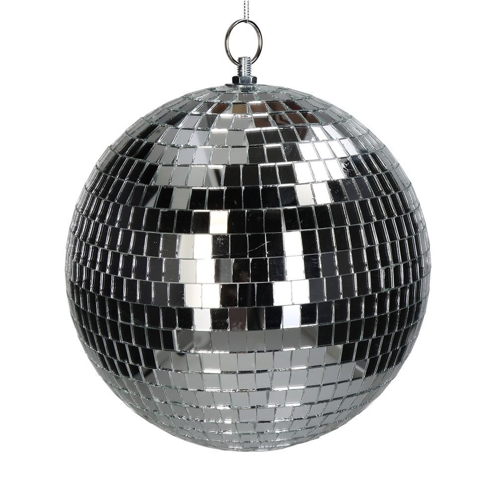 SFERA VETRO SFACCETTATAMM.200 ARGENTO SFERA VETRO SFACCETTATAMM.200 ARGENTO