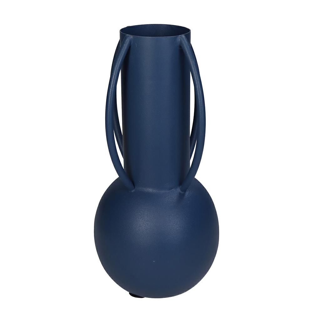 VASO METALLO D.11 CM H.24 CM BLU VASO METALLO D.11 CM H.24 CM BLU