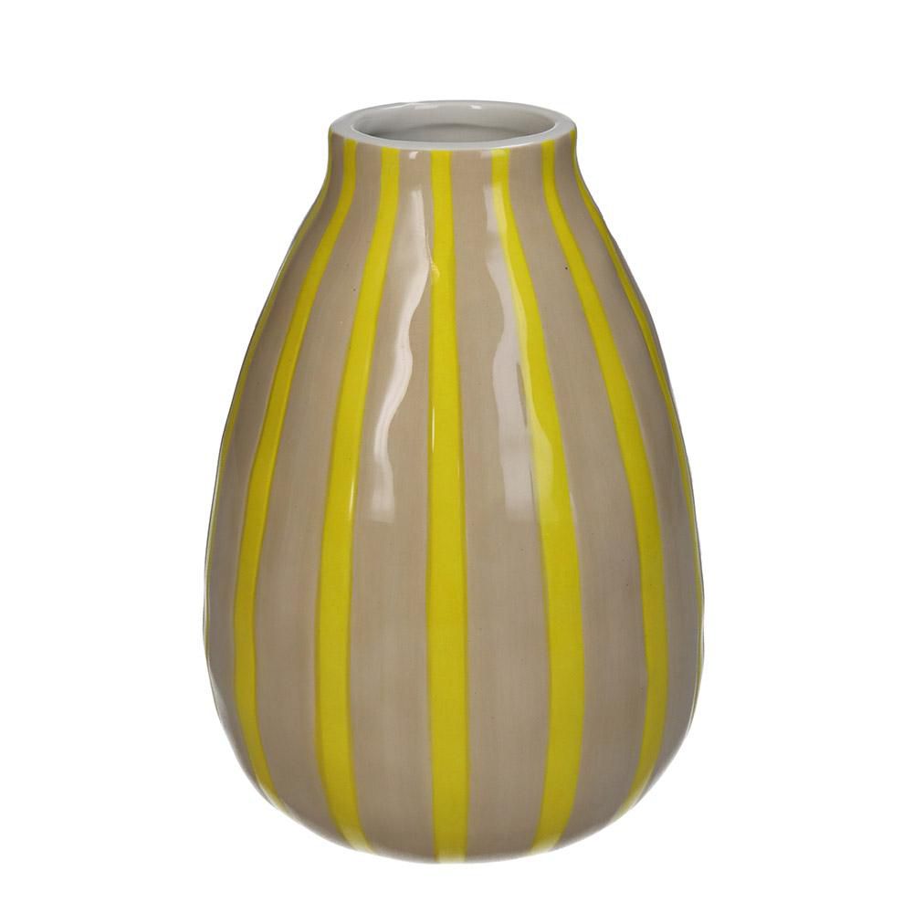 VASO CERAMICA D.12,4 CMH.17,8 CM -DOLOMITE- GIALLO/NOCCIOLA VASO CERAMICA D.12,4 CMH.17,8 CM -DOLOMITE- GIALLO/NOCCIOLA