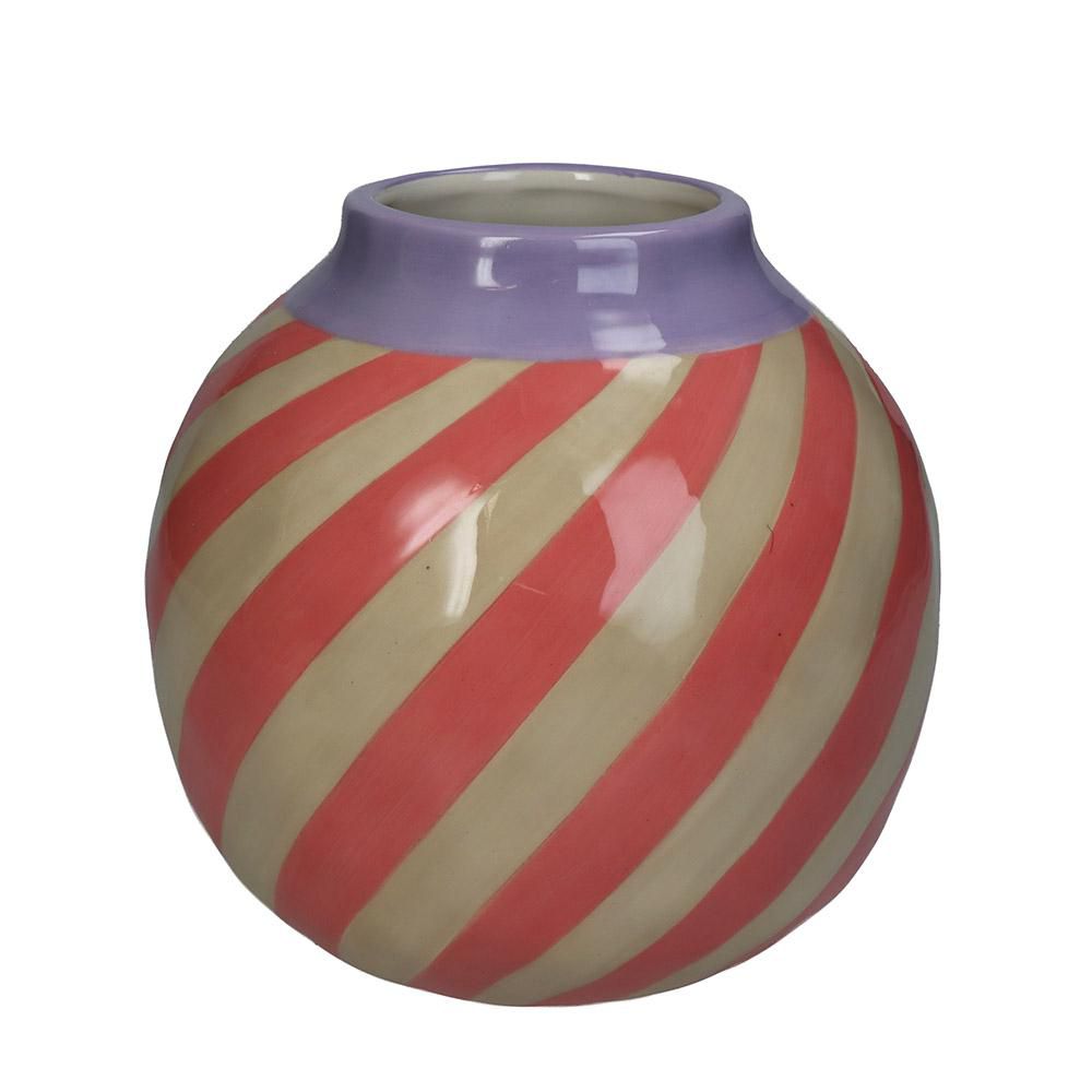 VASO CERAMICA D.16 CM H.15,6 CM -DOLOMITE- ROSA/NOCCIOLA/VIOLA VASO CERAMICA D.16 CM H.15,6 CM -DOLOMITE- ROSA/NOCCIOLA/VIOLA