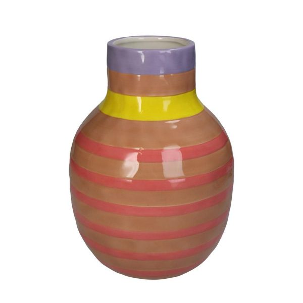 VASO CERAMICA D.17,5 CMH.24,5 CM -DOLOMITE- ROSA/NOCCIOLA/VIOLA VASO CERAMICA D.17,5 CMH.24,5 CM -DOLOMITE- ROSA/NOCCIOLA/VIOLA