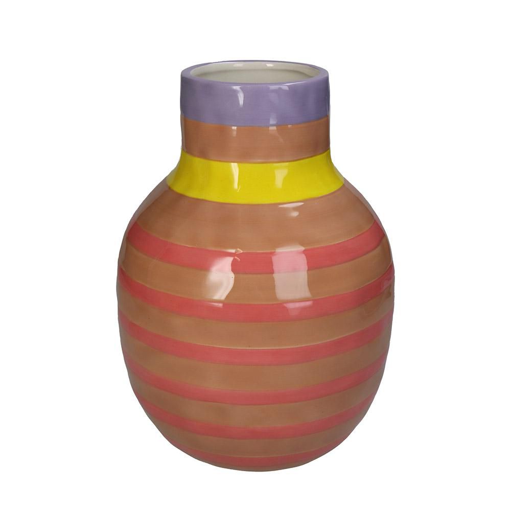 VASO CERAMICA D.17,5 CMH.24,5 CM -DOLOMITE- ROSA/NOCCIOLA/VIOLA VASO CERAMICA D.17,5 CMH.24,5 CM -DOLOMITE- ROSA/NOCCIOLA/VIOLA