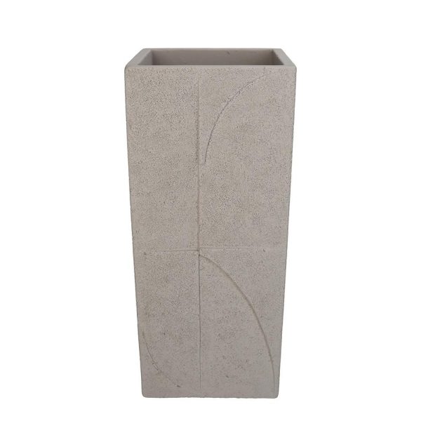 FIORIERA CEMENTO 15X15 CM H.35 CM GRIGIO FIORIERA CEMENTO 15X15 CM H.35 CM GRIGIO