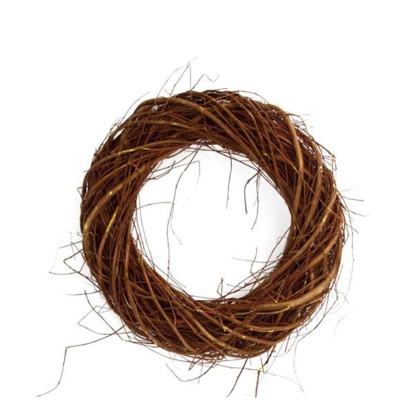 CORONA SALICE D.28 CM NATURALE CORONA SALICE D.28 CM NATURALE