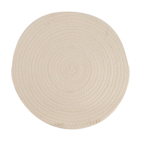 TOVAGLIETTA COTONE D.38CM PANNA