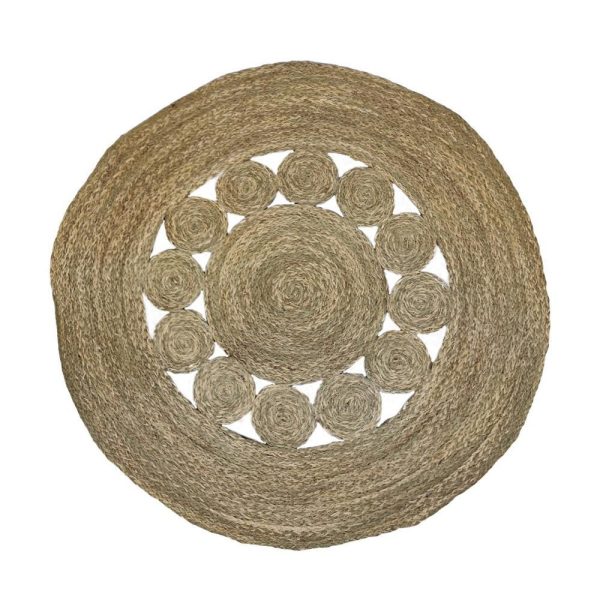 TAPPETO SEAGRASS D.118 CM NATURALE TAPPETO SEAGRASS D.118 CM NATURALE