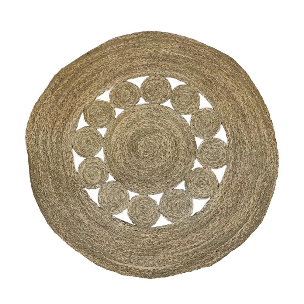 TAPPETO SEAGRASS D.118 CM NATURALE TAPPETO SEAGRASS D.118 CM NATURALE