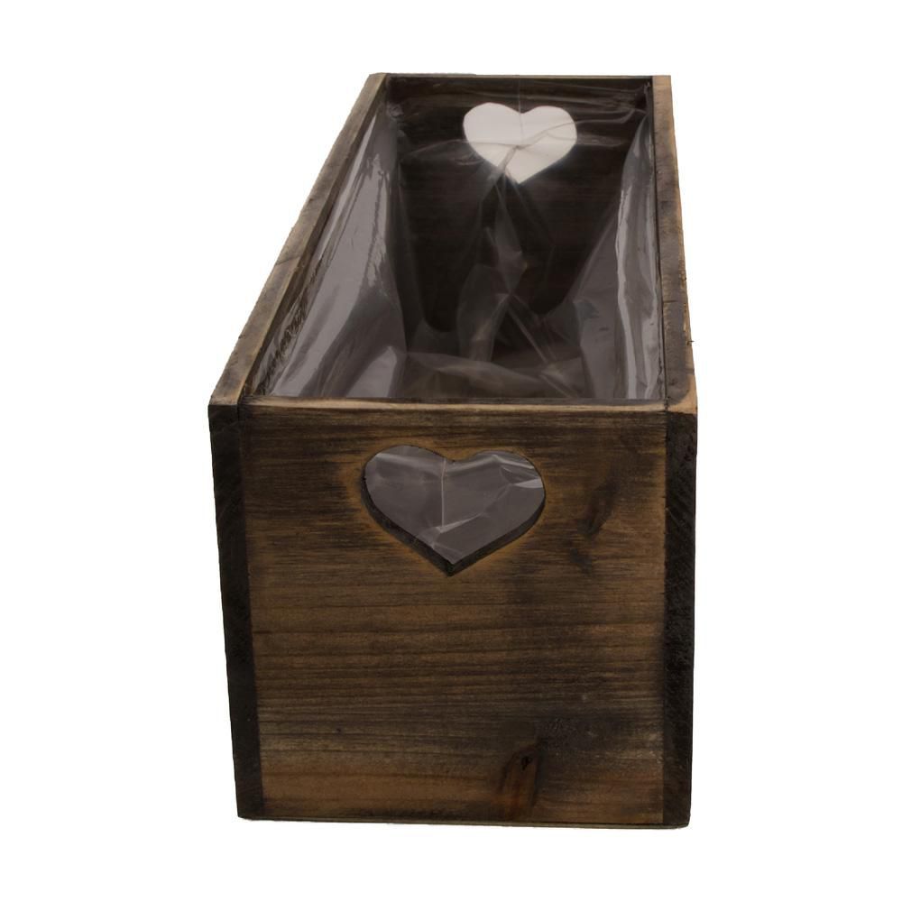 CASSETTO LEGNO C/PLASTICA 38X12 CM H.12 CM NERO ANTICATO CASSETTO LEGNO C/PLASTICA 38X12 CM H.12 CM NERO ANTICATO