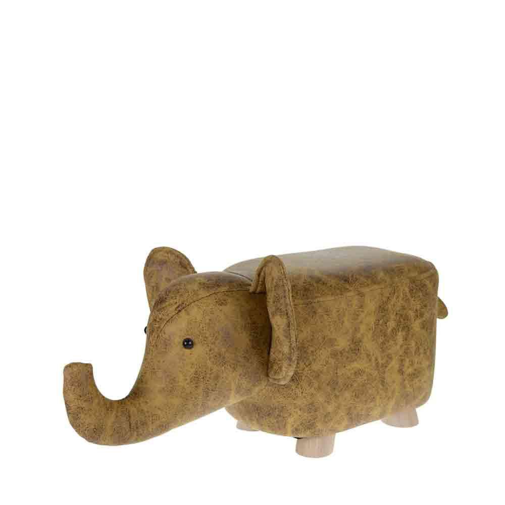 SGABELLO ELEFANTE LEGNO56X25 CM H.25 CM NATURALE