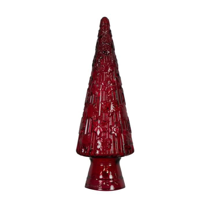 ALBERO VETRO RICICLATO D.15 CM H.43 CM ROSSO
