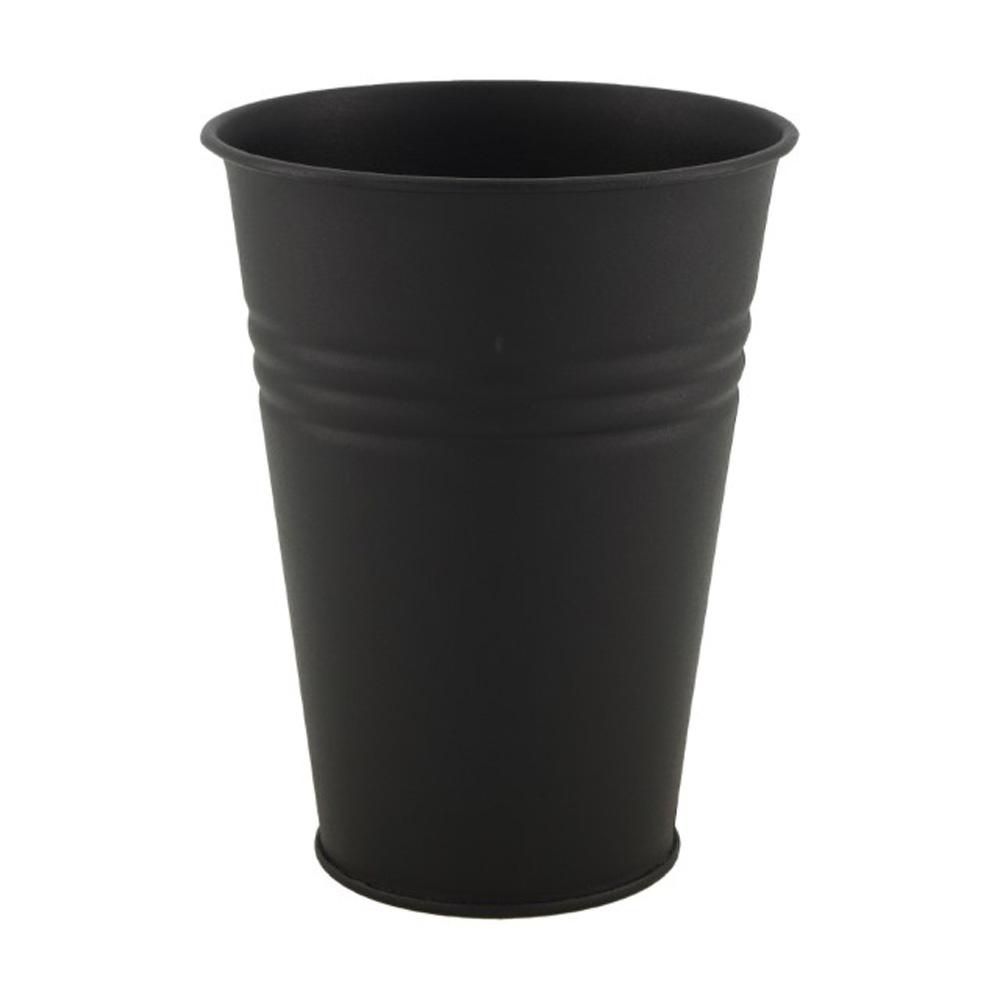VASO METALLO D.13 CM H.17 CM NERO MATT VASO METALLO D.13 CM H.17 CM NERO MATT
