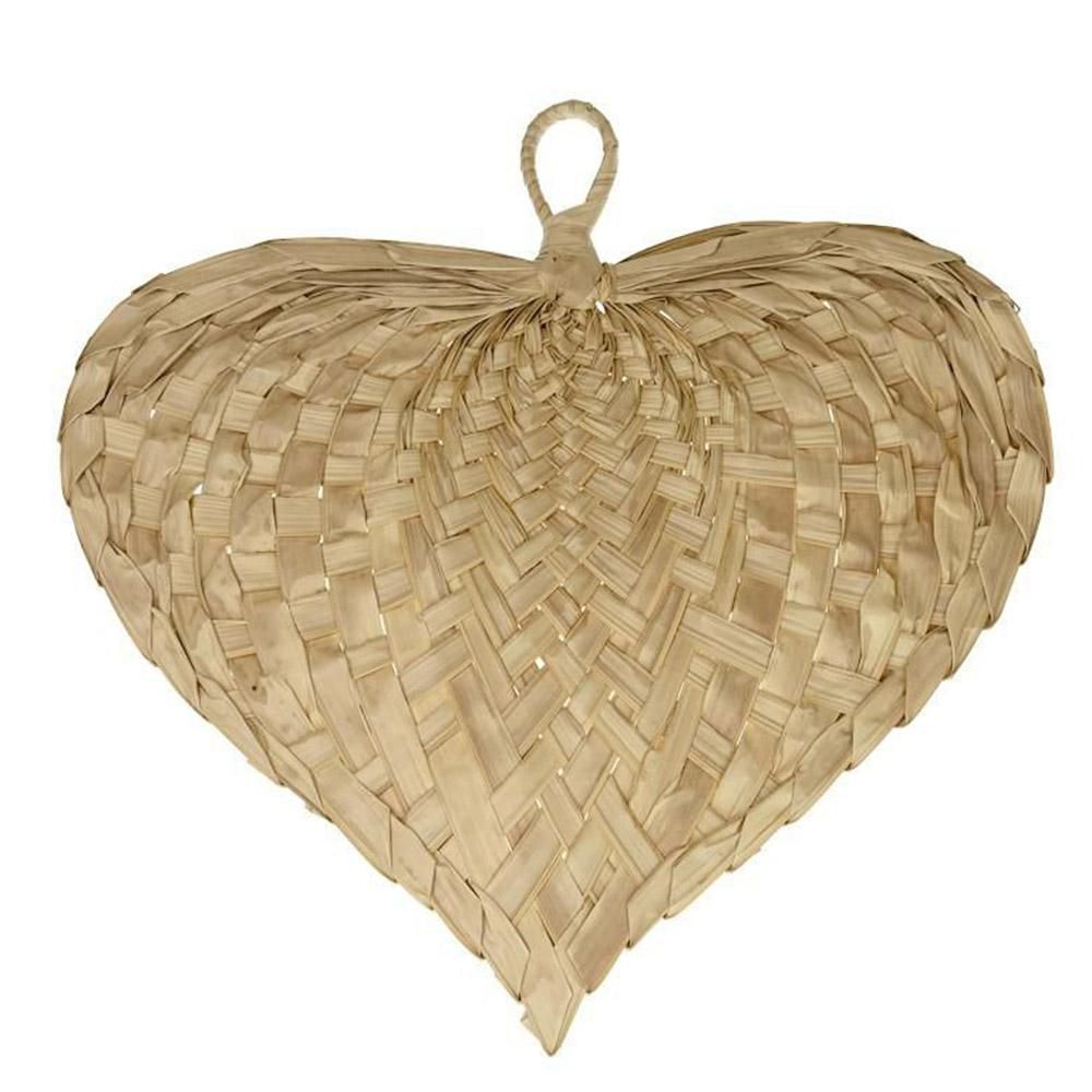VENTAGLIO CUORE 78X65 CM NATURALE VENTAGLIO CUORE 78X65 CM NATURALE
