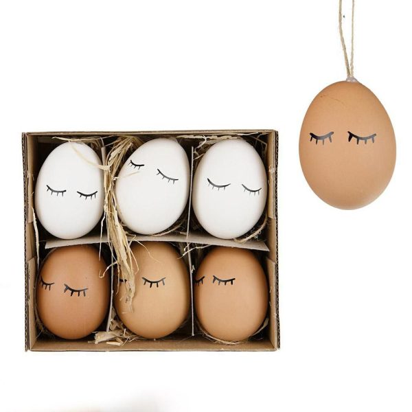 SET 6 UOVA DA APPENDEREBIANCO/NATURALE SET 6 UOVA DA APPENDEREBIANCO/NATURALE