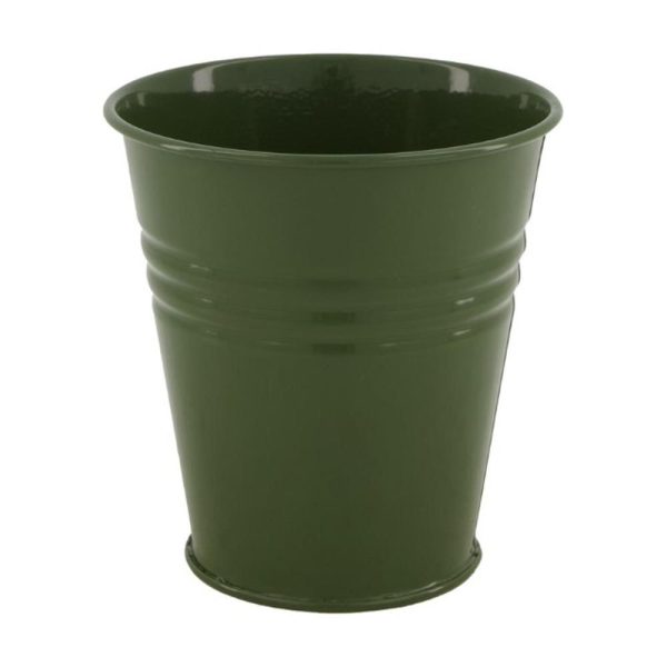 VASO METALLO D.12 CM H.12 CM VERDE OLIVA VASO METALLO D.12 CM H.12 CM VERDE OLIVA