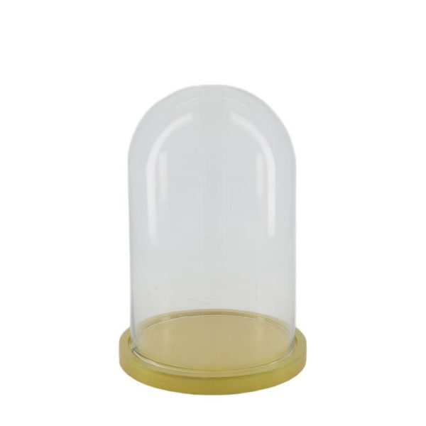 CALOTTA VETRO C/BASE D.17 H.25 CM TRASPARENTE CALOTTA VETRO C/BASE D.17 H.25 CM TRASPARENTE