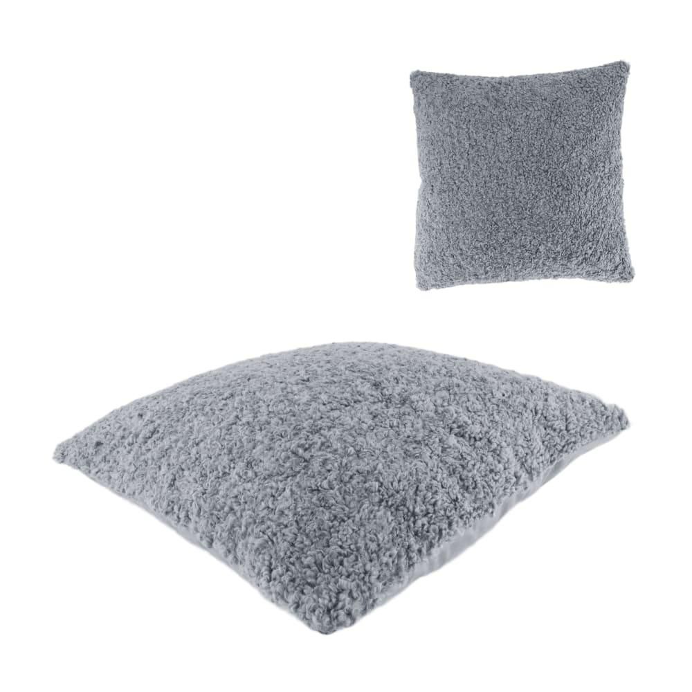 CUSCINO TESSUTO TEDDY POLY 45X45 CM H.8 CM GRIGIO SCURO CUSCINO TESSUTO TEDDY POLY 45X45 CM H.8 CM GRIGIO SCURO