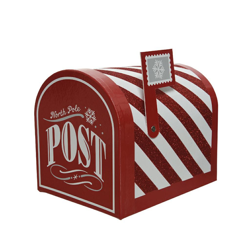 CASSETTA POSTALE CARTONE 20X25,5 CM H.21 CM ROSSO/BIANCA