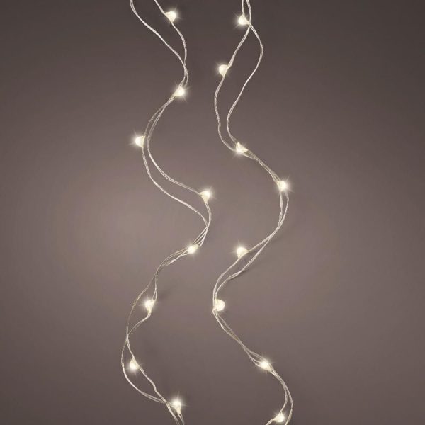 FILO 100 MICROLED 495CML.CALDA/F.ARGENTO BATTERIA INTERNO FILO 100 MICROLED 495CML.CALDA/F.ARGENTO BATTERIA INTERNO