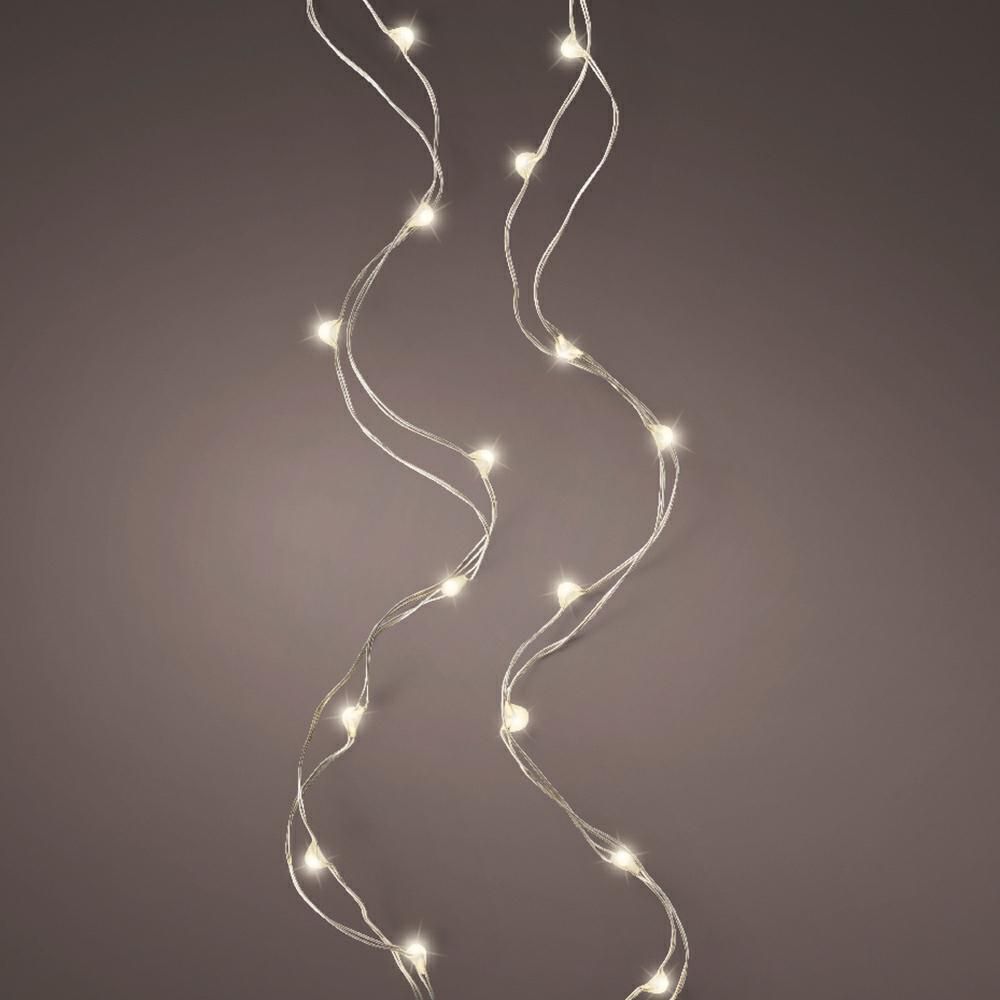 FILO 100 MICROLED 495CML.CALDA/F.ARGENTO BATTERIA INTERNO FILO 100 MICROLED 495CML.CALDA/F.ARGENTO BATTERIA INTERNO