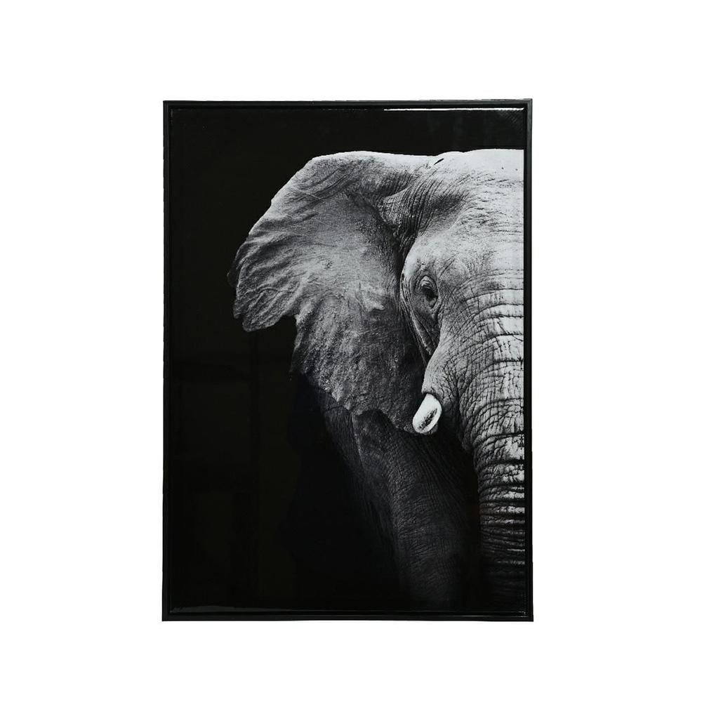 DIPINTO SU TELA 53X73X3,5 CM -ELEFANTE- BIANCO/GRIGIO DIPINTO SU TELA 53X73X3,5 CM -ELEFANTE- BIANCO/GRIGIO