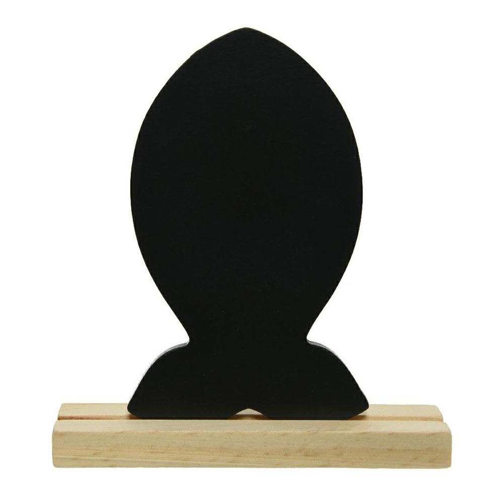 SET 4 PESCE LAVAGNA MDF8X13 CM C/SUPPORTO NERO SET 4 PESCE LAVAGNA MDF8X13 CM C/SUPPORTO NERO