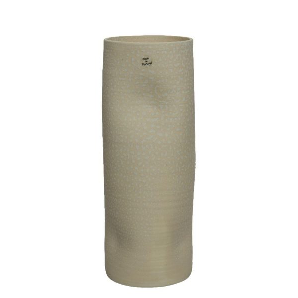 VASO CERAMICA D.15,5 CMH.40 CM SABBIA VASO CERAMICA D.15,5 CMH.40 CM SABBIA