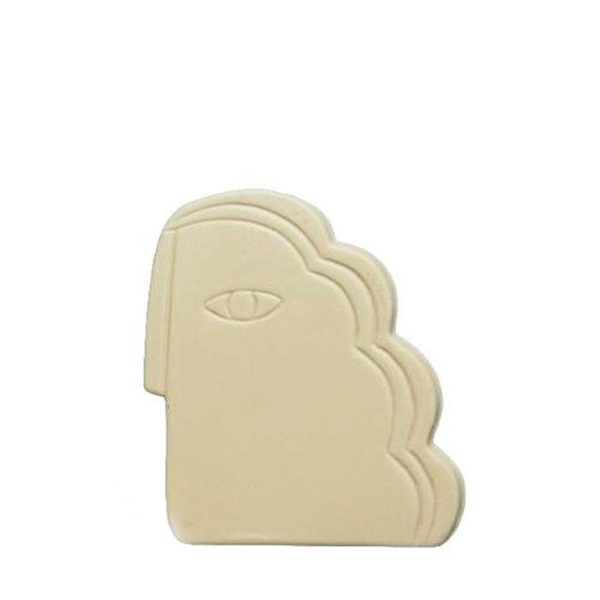 VISO VASO CERAMICA 4,5X18 CM H.20,4 CM AVORIO VISO VASO CERAMICA 4,5X18 CM H.20,4 CM AVORIO