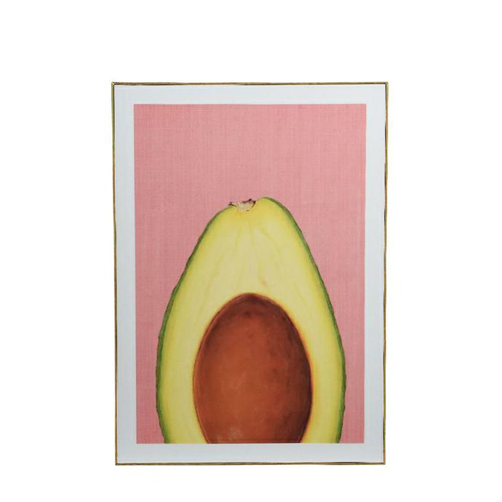 QUADRO AVOCADO 50X70 CMROSA QUADRO AVOCADO 50X70 CMROSA