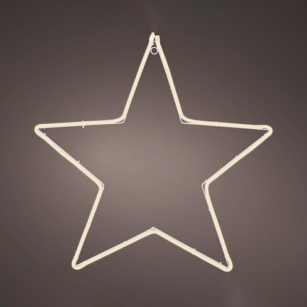 STELLA LUMINOSA 202LED D.57 CM L.CALDA -STAR- ESTERNO