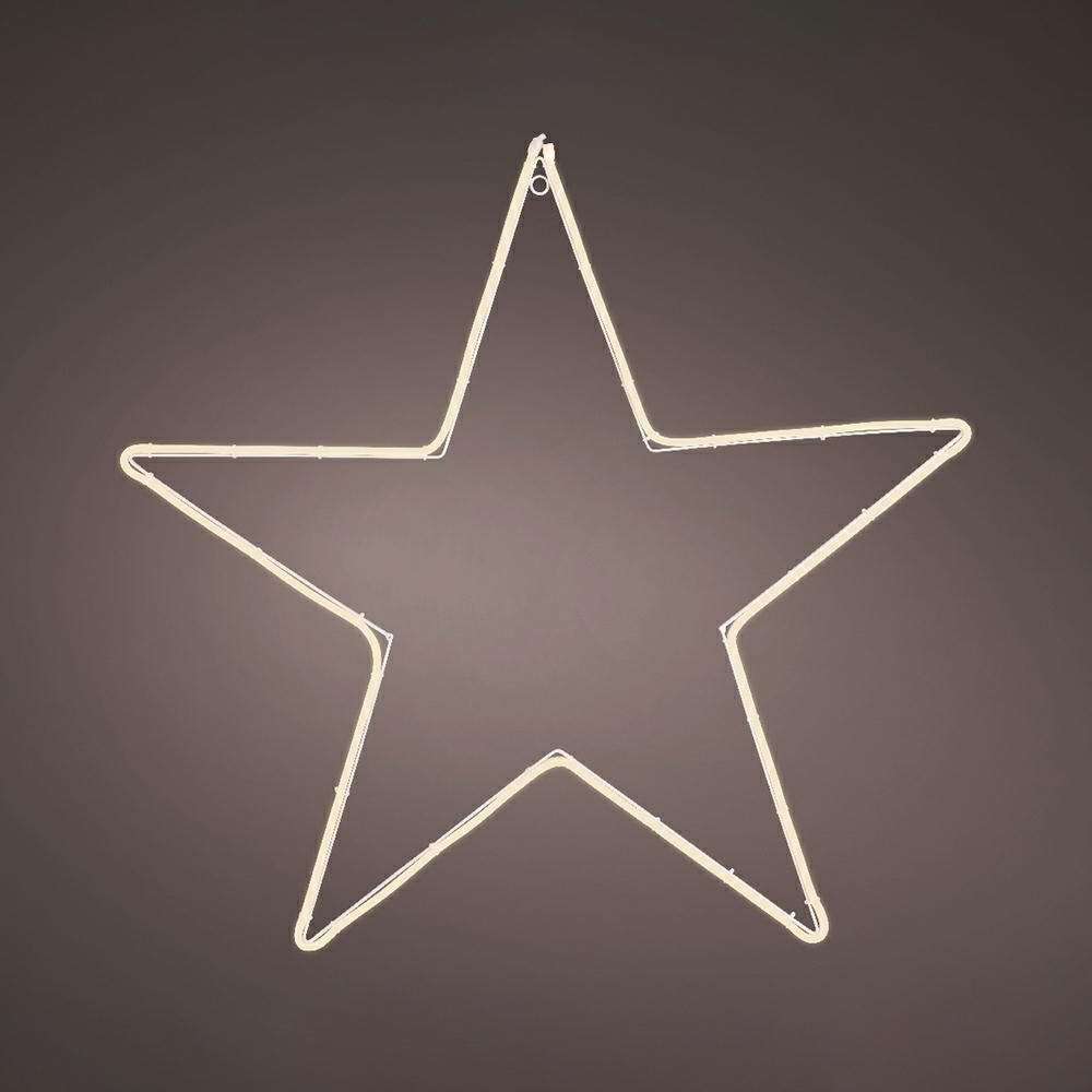 STELLA LUMINOSA 278LED D.77 CM L.CALDA -STAR- ESTERNO