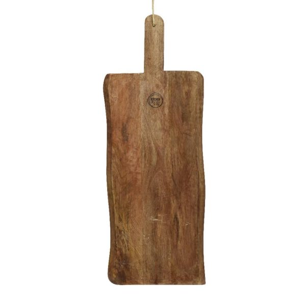 TAGLIERE LEGNO MANGO 40X27X4,5 C/CORDA NATURALE