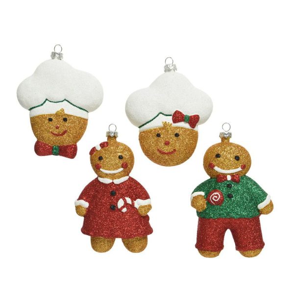 SET 4 DECORI POLY -PAN DI ZENZERO- 8,6X4,5X12 CM VERDE/ROSSO SET 4 DECORI POLY -PAN DI ZENZERO- 8,6X4,5X12 CM VERDE/ROSSO