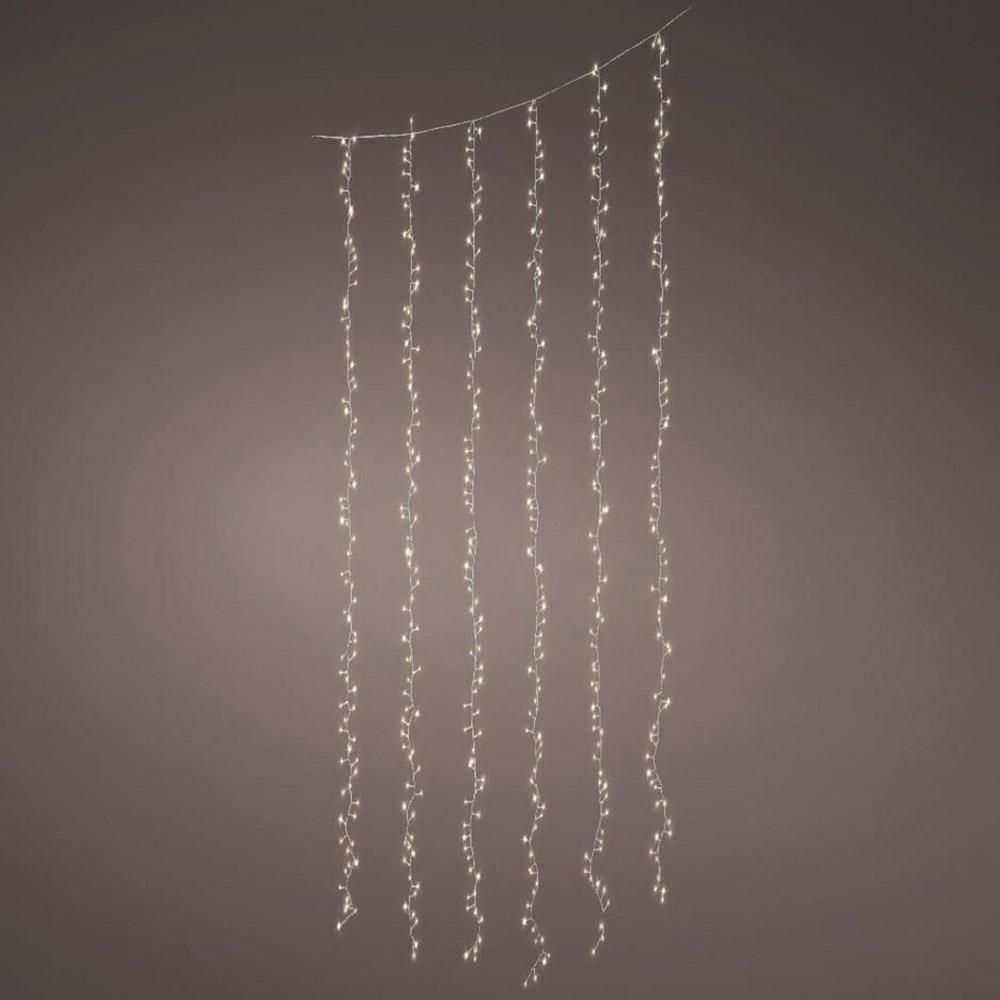 TENDA 720 LED 200X200 CM L.CALDA F.TRASPAR. 8 FUNZIONI ESTERNO