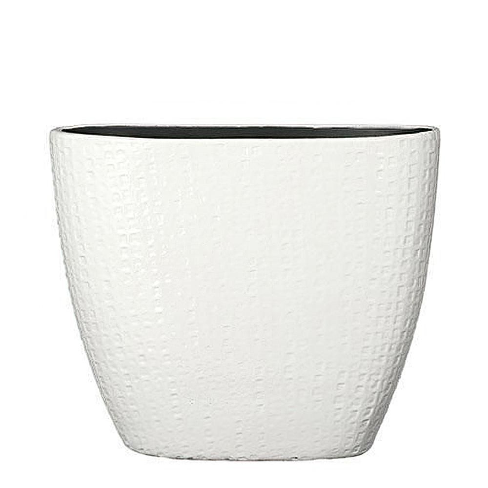 VASO CERAMICA 47X17 CM H.40 CM -FLOYD- BIANCO VASO CERAMICA 47X17 CM H.40 CM -FLOYD- BIANCO