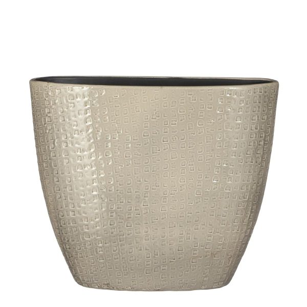 VASO CERAMICA 47X17 CM H.40 CM -FLOYD- GRIGIO VASO CERAMICA 47X17 CM H.40 CM -FLOYD- GRIGIO