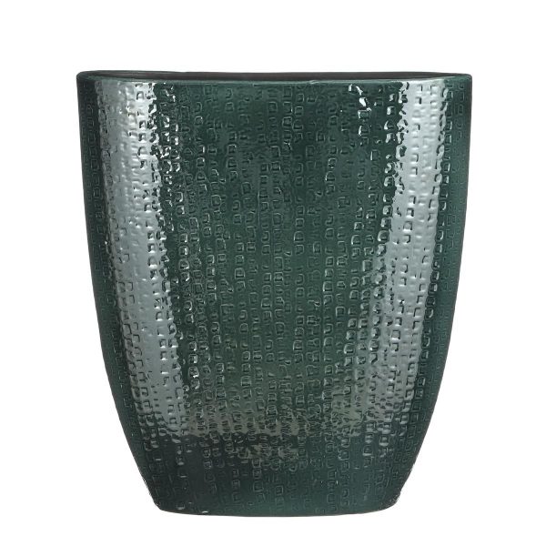VASO CERAMICA 50X18 CM H.56 CM -FLOYD- VERDE VASO CERAMICA 50X18 CM H.56 CM -FLOYD- VERDE